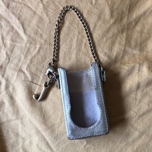 Vintage Juicy Couture iPod Case Gold Brass Holder Chain Heart Pouch Y2K